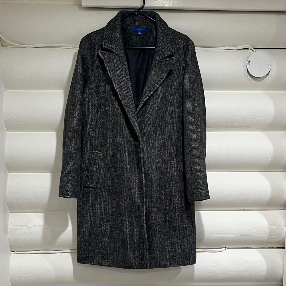 Apt. 9 Charcoal Gray Women Coat
